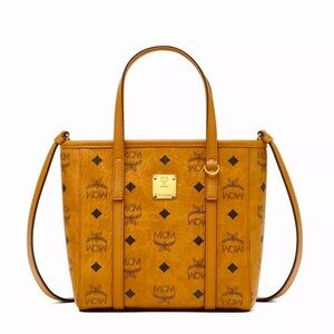 AUTHENTIC MCM 'TONI TOP-ZIP SHOPPER' IN VISETOS PURSE